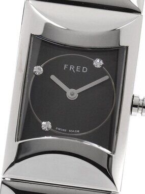FRED R14-100 3P diamond black Dial Quartz Ladies Watch